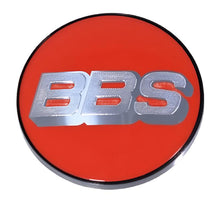 Load image into Gallery viewer, BBS10.02.3605-BBS Center Cap 70.6mm Red/Silver (5-Tab)-Wheel Center Caps-BBS