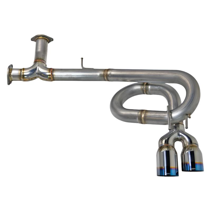 REMRK-C4063H-10T-Remark 2022+ Honda Civic Sport Hatchback FL2 (Link Loop) Catback Exhaust Burnt Stainless Steel Tip-Catback-Remark
