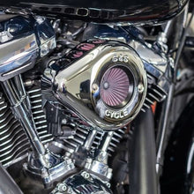 Load image into Gallery viewer, S&amp;S Cycle 2017+ M8 Models Stealth Air Stinger Kit w/ Chrome Teardrop-Air Intake Components-S&amp;S Cycle