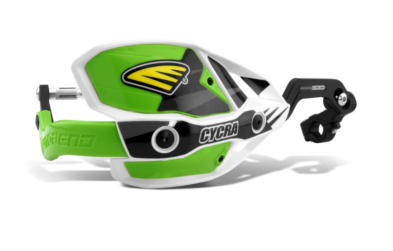 CYC1CYC-7407-72X-Cycra CRM Ultra 7/8 in. Clamp w/White Shield/Green Cover-Hand Guards-Cycra