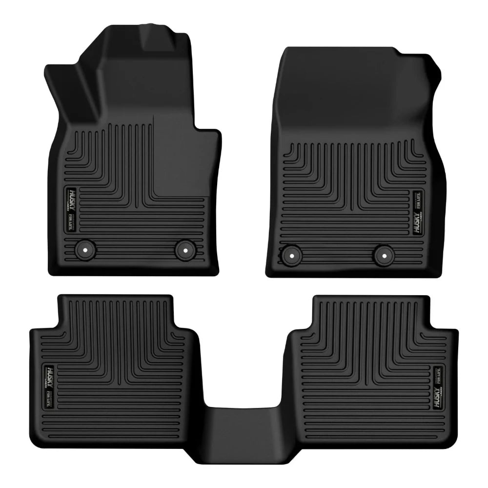 Husky Liners 2023 Mazda CX-50 Weatherbeater Front & 2nd Seat Floor Liners - Black - Husky Liners HSL96621