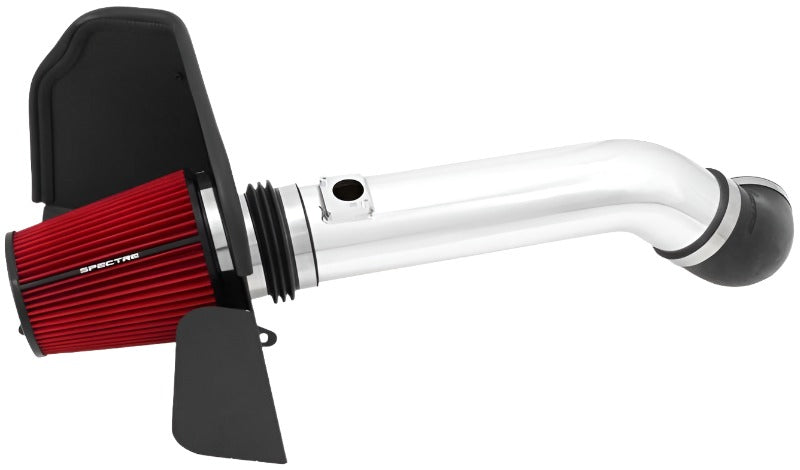 SPE9004-Spectre 11-13 GM 2500HD/3500HD V8-6.0L F/I Air Intake Kit - Polished w/Red Filter-Cold Air Intakes-Spectre