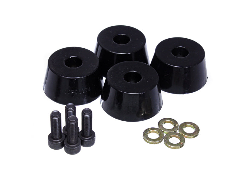 Energy Suspension 96-02 Toyota 4Runner Front Hyper Flex Bump Stop Set - Black-Bushing Kits-Energy Suspension
