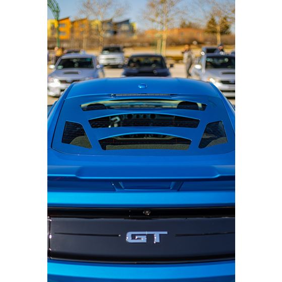 2015-2023 Ford Mustang S550 Louver Tekno 3-Window Louvers-GlassSkinz