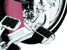 Load image into Gallery viewer, KUR4575-Kuryakyn Longhorn Offset Dually ISO Peg With 1-1/4in Clamp Chrome-Footpegs-Kuryakyn