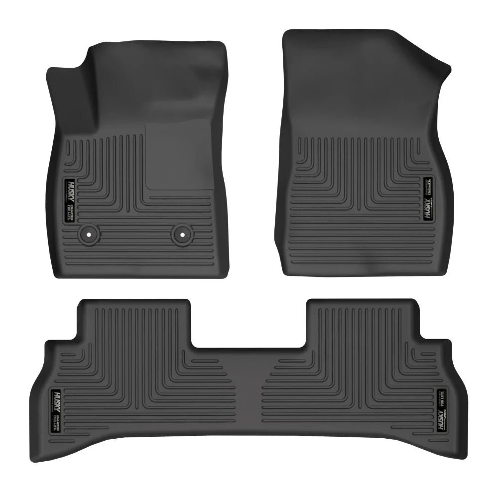 Husky Liners 21-22 Buick Encore GX (RWD) WeatherBeater Front & 2nd Seat Floor Liners - Black - Husky Liners HSL95171