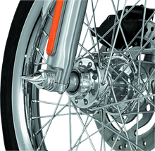 Load image into Gallery viewer, KUR1217-Kuryakyn Twisted Axle Caps Chrome-Hardware - Singles-Kuryakyn