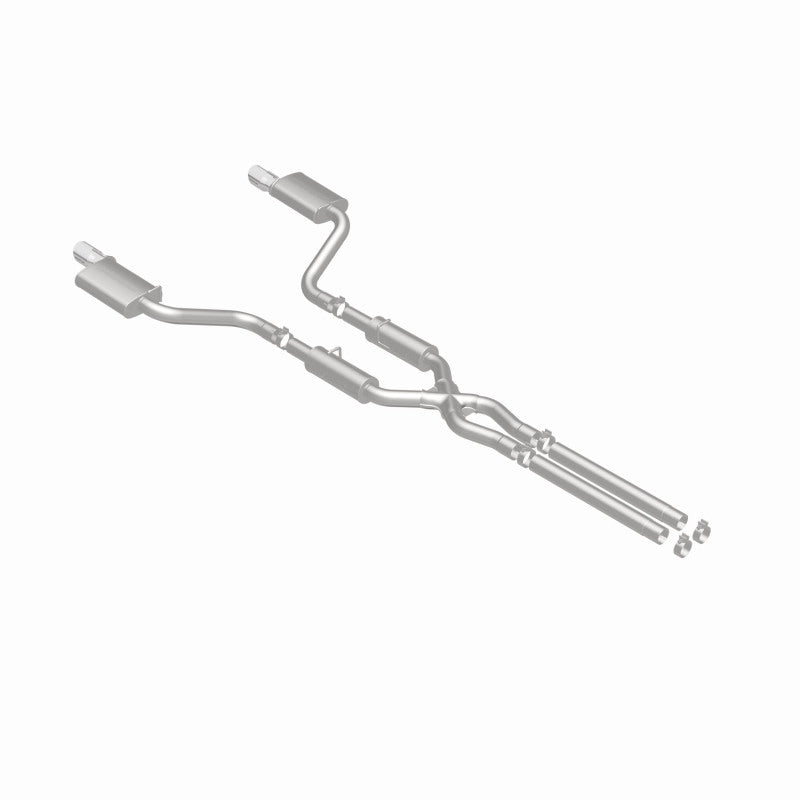 MagnaFlow 11-12 Dodge Charger SRT-8 Hemi Dual Split Rear Exit Stainless Cat-Back Performance Exhaust-Catback-Magnaflow