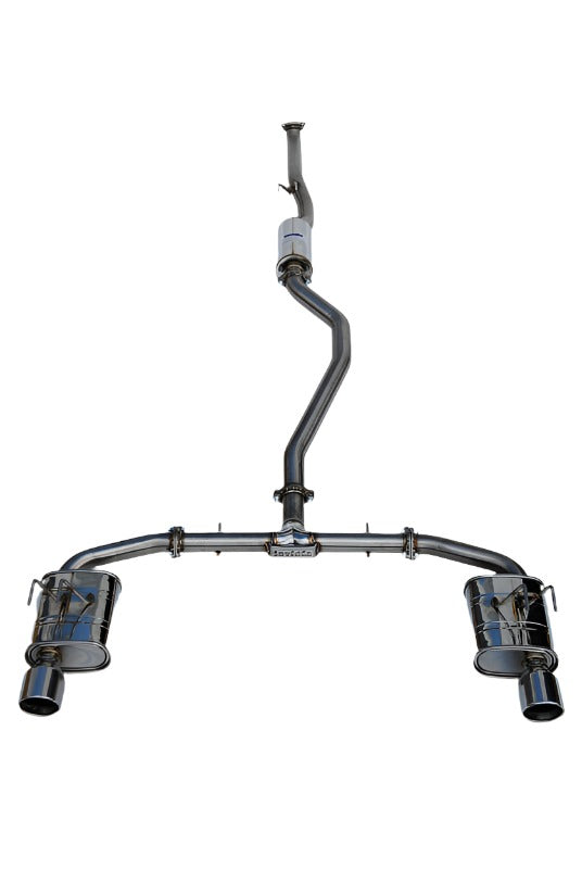 Invidia 2022+ Honda Civic Si (1.5T) 70mm Q300 Cat Back Exhaust - Rolled SS Tips-Catback-Invidia