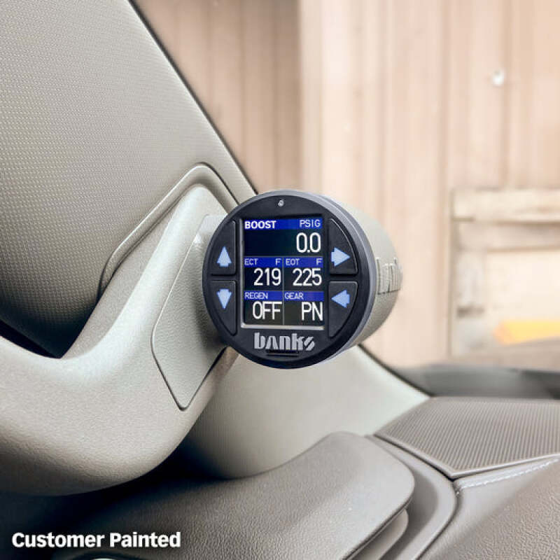 GBE63369-Banks Power 2022+ Chevrolet 1500 / 2024+ Chevrolet 2500/3500 iDash Stealth Pod Mount - Single Gauge-Gauge Pods-Banks Power