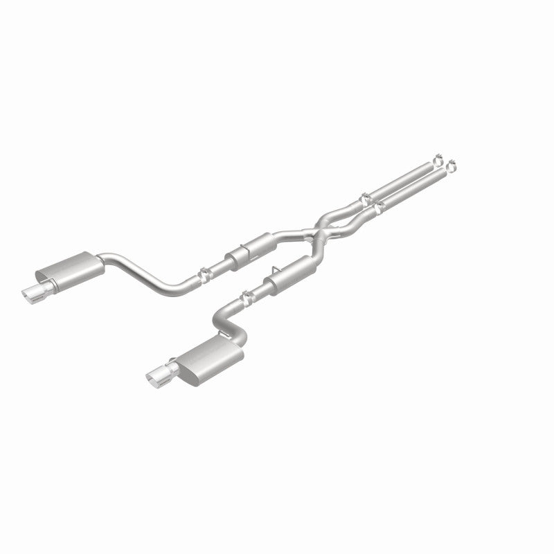 MagnaFlow 11-12 Dodge Charger SRT-8 Hemi Dual Split Rear Exit Stainless Cat-Back Performance Exhaust-Catback-Magnaflow