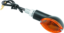 Load image into Gallery viewer, BKM266016-BikeMaster Ministalk Marker Light Oval - Black/Amber-Sidemarkers &amp; Indicators-Bike Master