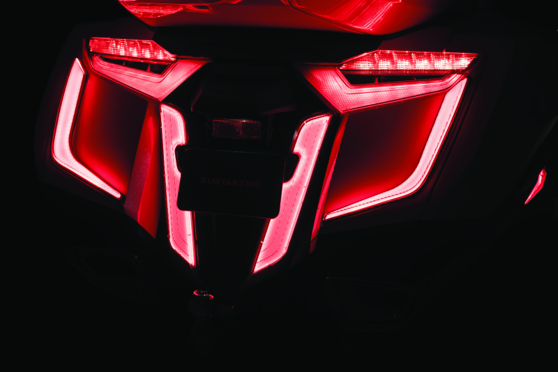KUR3259-Kuryakyn Omni L.E.D Rear Fender Cover 18-20 GL1800 Satin Black-Exterior Trim-Kuryakyn