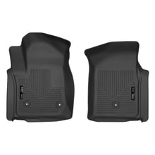 Load image into Gallery viewer, Husky Liners 19-20 Chevy Silverado WeatherBeater Black Floor Liners - Front - Husky Liners HSL13201