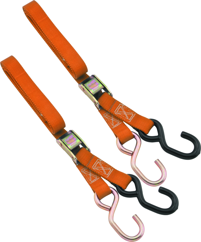 BKM100505-BikeMaster 1in Tiedown - Orange-Cargo Tie-Downs-Bike Master
