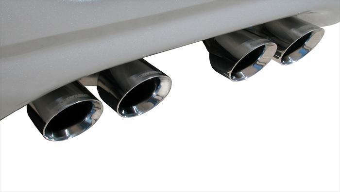 CORSA 14111CB Sport cat-back exhaust system underside installation view