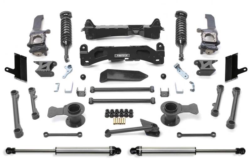 FABK7067DL-Fabtech 2015-21 Toyota 4Runner 4WD 6in Perf Sys w/Dl 2.5C/O & 2.25-Coilovers-Fabtech