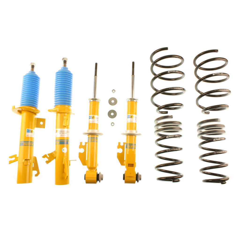 -Bilstein B12 2012 Mini Cooper S Hatchback Front and Rear Suspension Kit-Shock & Spring Kits-Bilstein