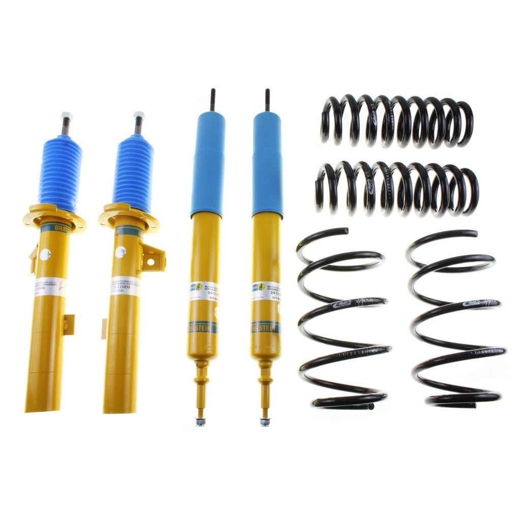 -Bilstein B12 2012 BMW 135i Base Coupe Front and Rear Suspension Kit-Shock & Spring Kits-Bilstein
