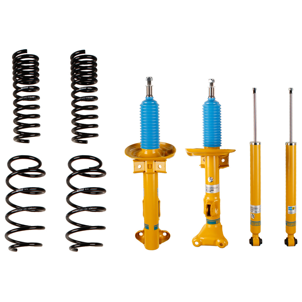 -Bilstein B12 2008 Mercedes-Benz C300 Base Front and Rear Suspension Kit-Shock & Spring Kits-Bilstein