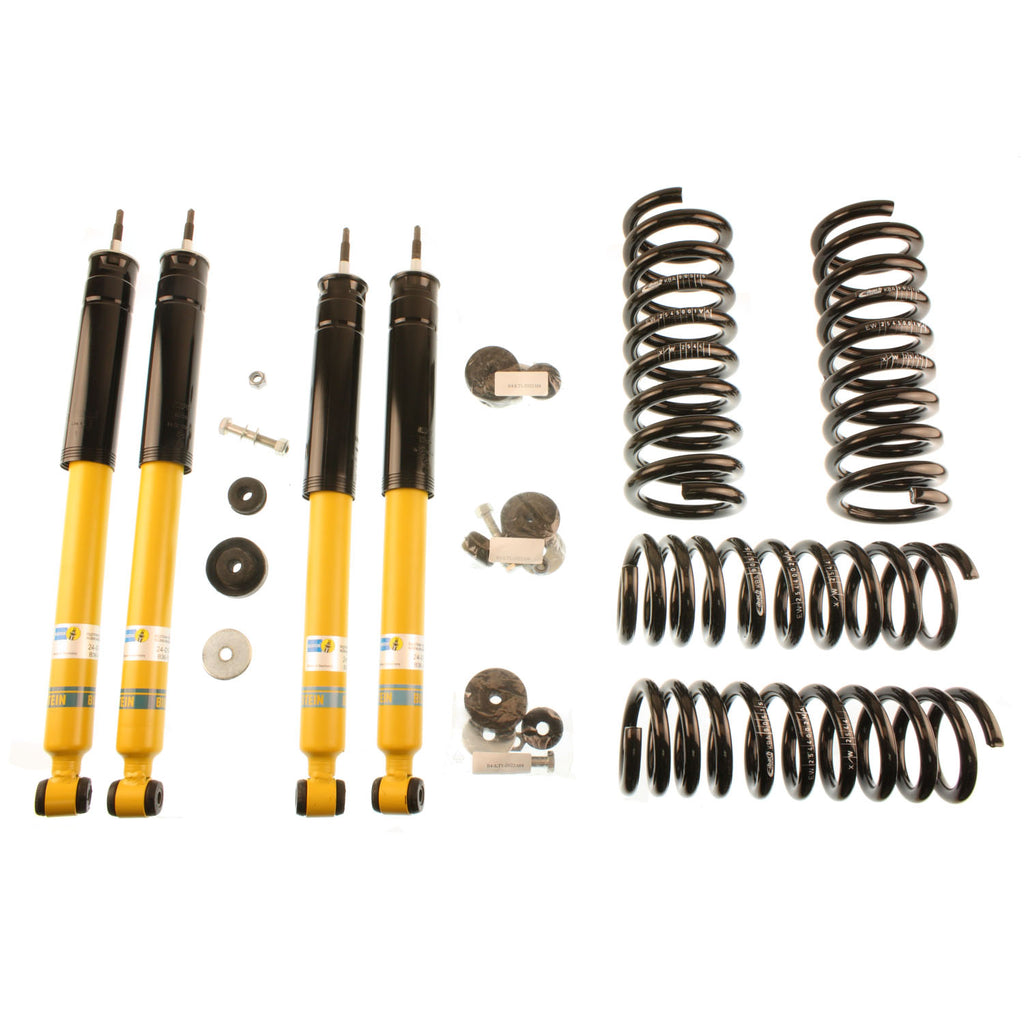 -Bilstein B12 1999 Mercedes-Benz C230 Kompressor Front and Rear Suspension Kit-Shock & Spring Kits-Bilstein