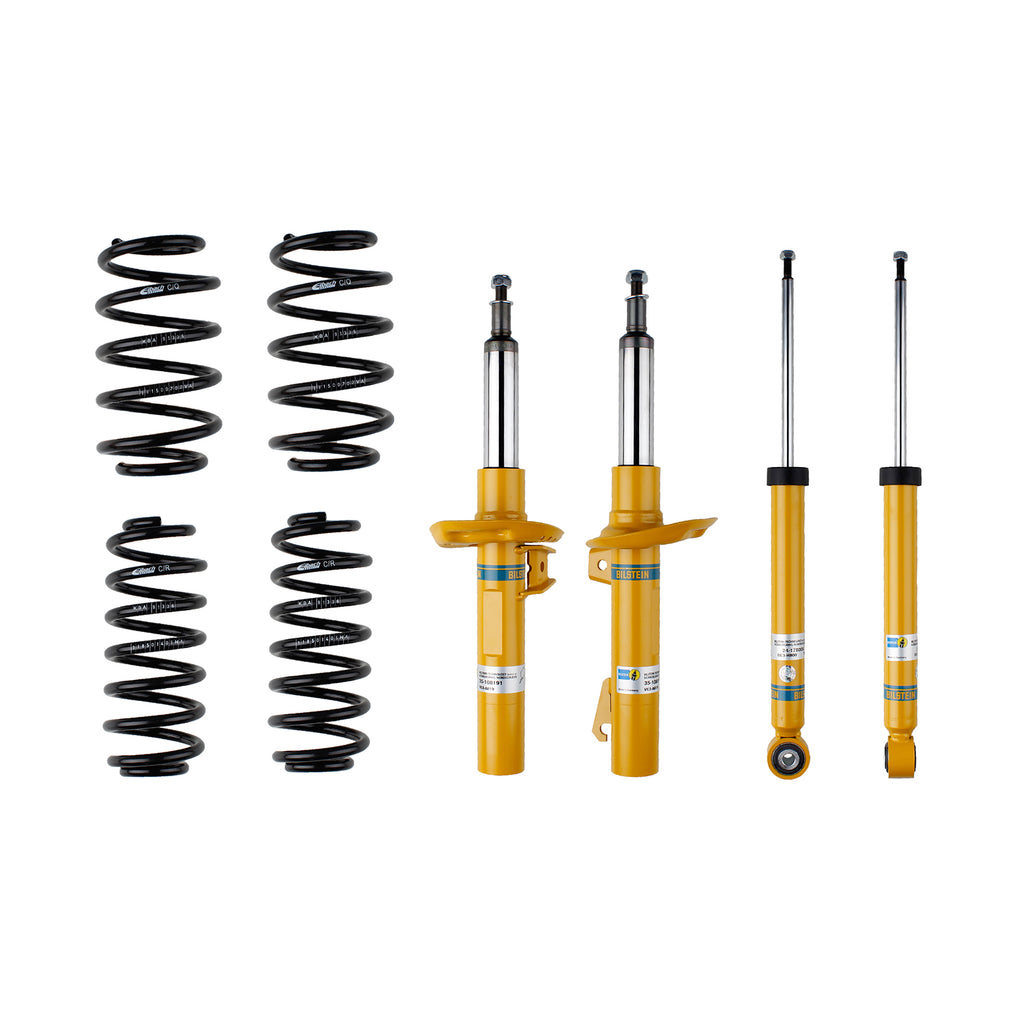 -Bilstein B12 (Pro-Kit) 05-10 Volkswagen Jetta (All) Front & Rear Complete Suspension Kit-Shock & Spring Kits-Bilstein