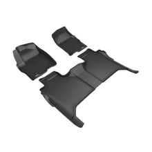 Load image into Gallery viewer, 3D MAXpider 2019-2020 Chevrolet Silverado 1500 Kagu 1st &amp; 2nd Row Floormats - Black - 3D MAXpider ACEL1GM02501509