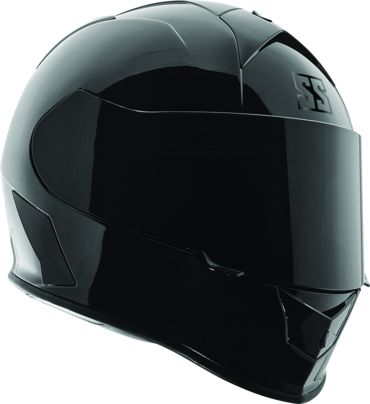 SAS880488-Speed Helmet and Strength SS900 Solid Speed Helmet Gloss Black - Medium-Helmets and Accessories-Speed and Strength