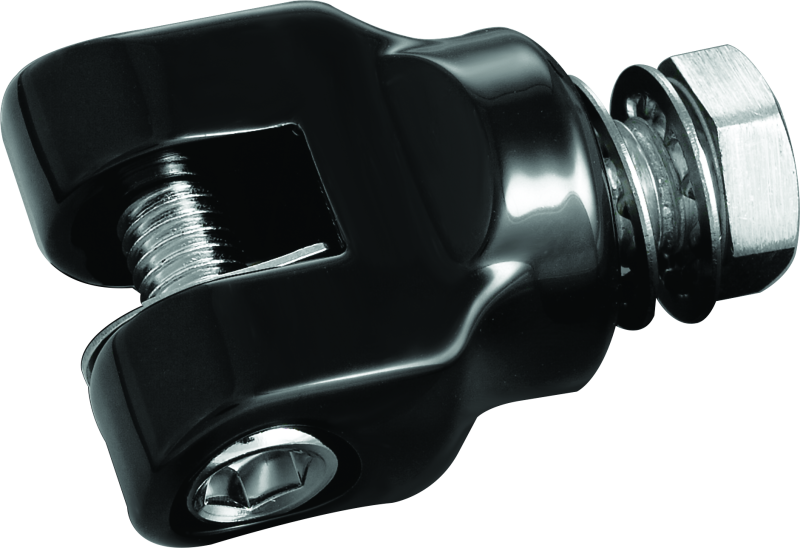 KUR7573-Kuryakyn Short Magnum Peg Mounts With 1/2in-13 Mounting Bolts Black-Footpegs-Kuryakyn