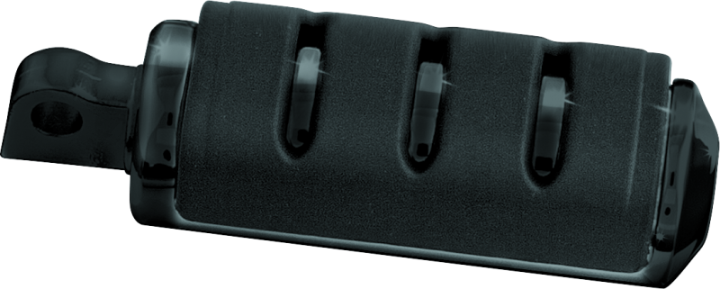 KUR7561-Kuryakyn Trident Large Peg With Male Adapter Gloss Black-Footpegs-Kuryakyn