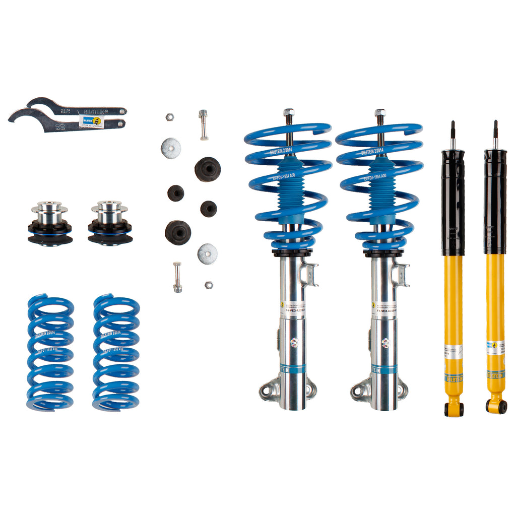 -Bilstein B14 2002 Mercedes-Benz C230 Kompressor Front and Rear Suspension Kit-Coilovers-Bilstein