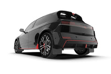 Load image into Gallery viewer, RALMF117-UR-BLK-MBK-Rally Armor 2025+ Hyundai Ioniq 5 N Black Mud Flap w/ Metallic Black Logo-Mud Flaps-Rally Armor