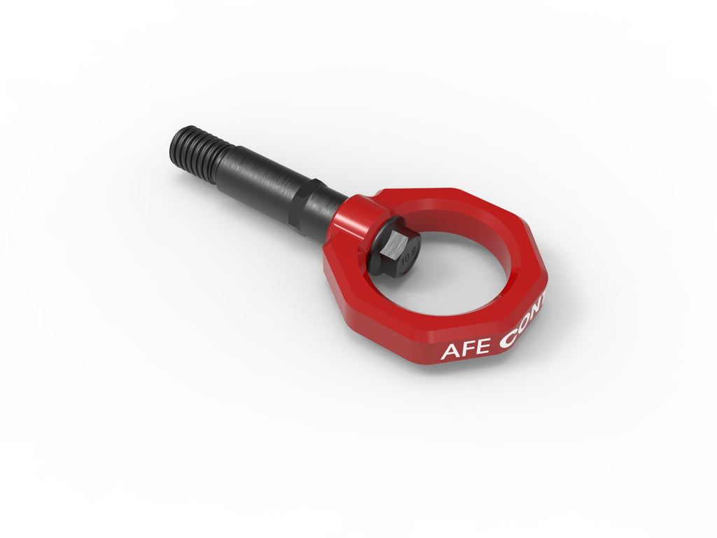 aFe aFe Control Rear Tow Hook Red 20-21 Toyota GR Supra (A90)