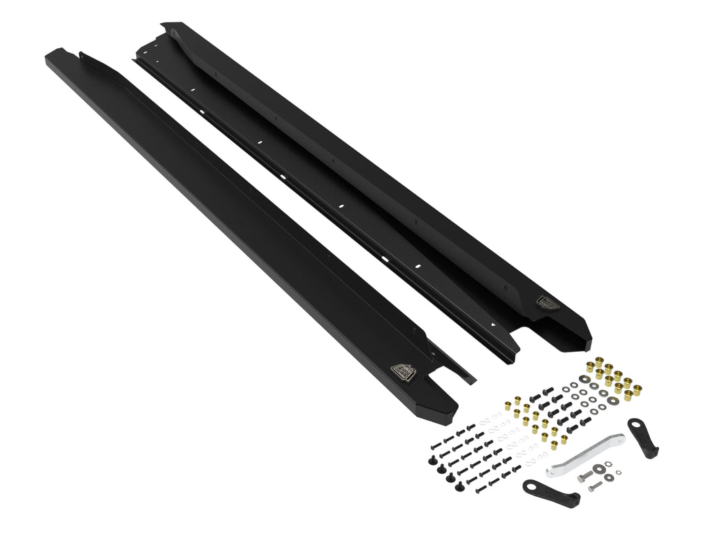 aFe aFe POWER 20-23 Subaru Outback H4 2.4L (t) / H4 2.5L Terra Guard Trail Steps - Black