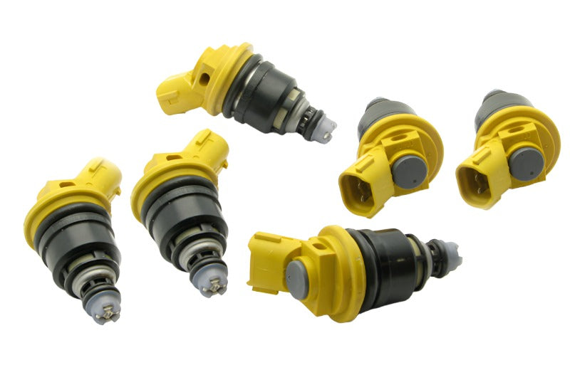 DeatschWerks 96-99 Nissan I30 VQ30 / RB25DET / Maxima VQ30de / 300zx 950cc Side Feed Injectors-Fuel Injector Sets - 6Cyl-DeatschWerks