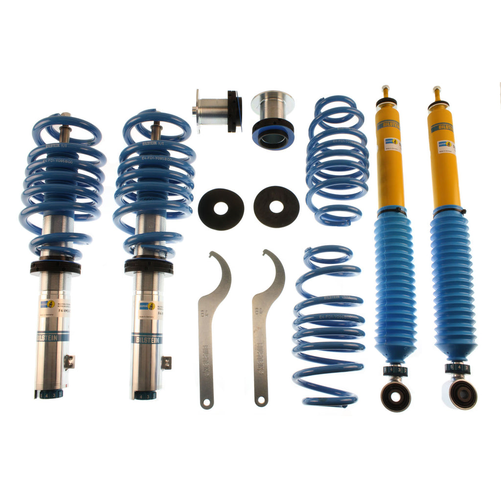 -Bilstein B16 2009 Audi A4 Quattro Avant Front and Rear Performance Suspension System-Coilovers-Bilstein