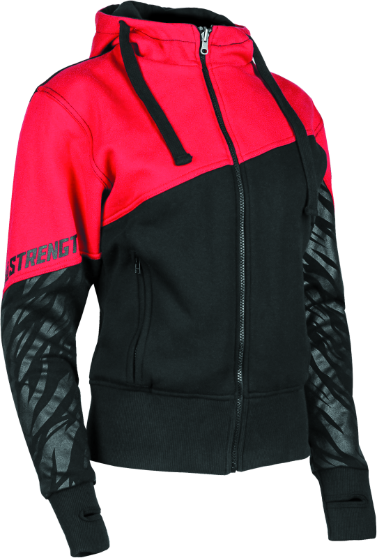 SAS884449-Speed and Strength Cat Outa Hell Hoody Red/Black Womens - Small-Sweatshirts-Speed and Strength