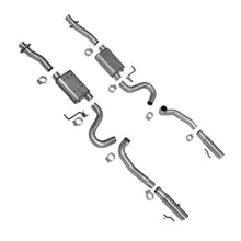 Load image into Gallery viewer, BBK3001-BBK 86-04 Mustang Cat Back Kit Varitune Mufflers Stainless Steel Tips-Catback-BBK