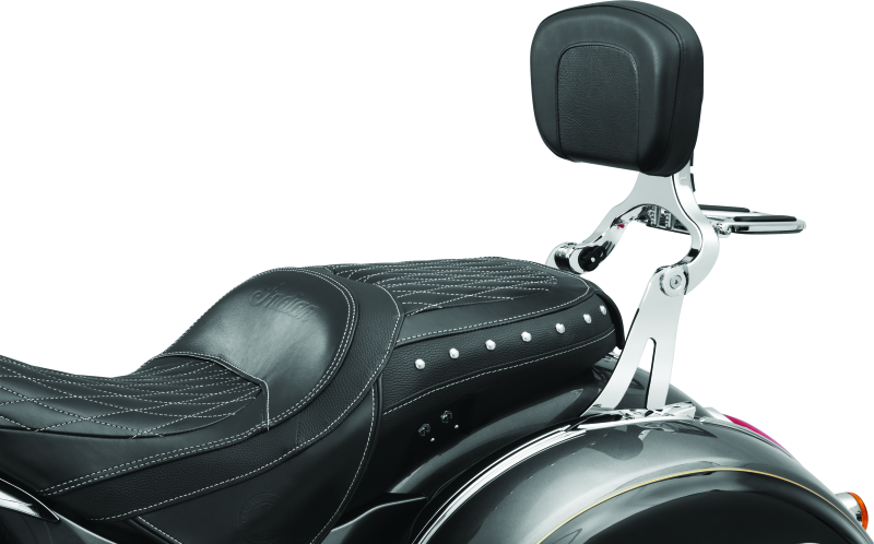 KUR1660-Kuryakyn Multi-Purpose Backrest Chrome-Seats-Kuryakyn