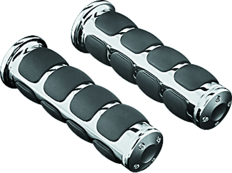 KUR6236-Kuryakyn ISO Grips Triumph Chrome-Grips-Kuryakyn