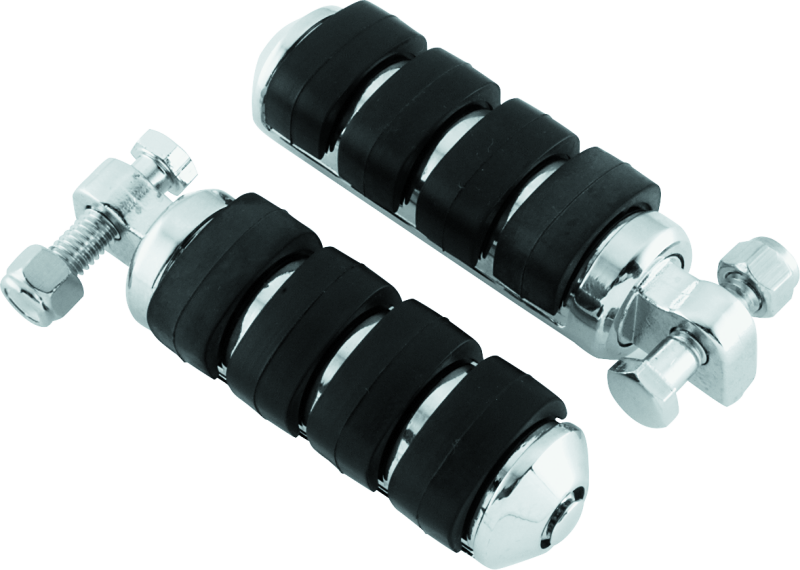 KUR8000-Kuryakyn ISO Peg Small With Male Adapter Chrome (Pair)-Footpegs-Kuryakyn