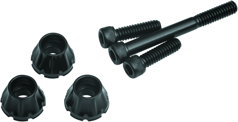 KUR5720-Kuryakyn Windshield Screws FLH Black-Hardware Kits - Other-Kuryakyn