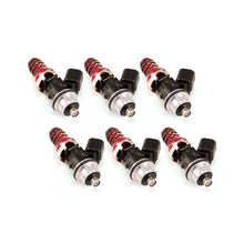 Load image into Gallery viewer, IDX1050.48.11.F20.6-Injector Dynamics ID1050X Injectors 11mm (Red) Adaptors S2K Lower (Set of 6)-Fuel Injector Sets - 6Cyl-Injector Dynamics