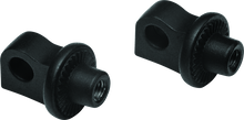 Load image into Gallery viewer, KUR8898-Kuryakyn Splined Peg Adaptors Satin Black-Footpegs-Kuryakyn