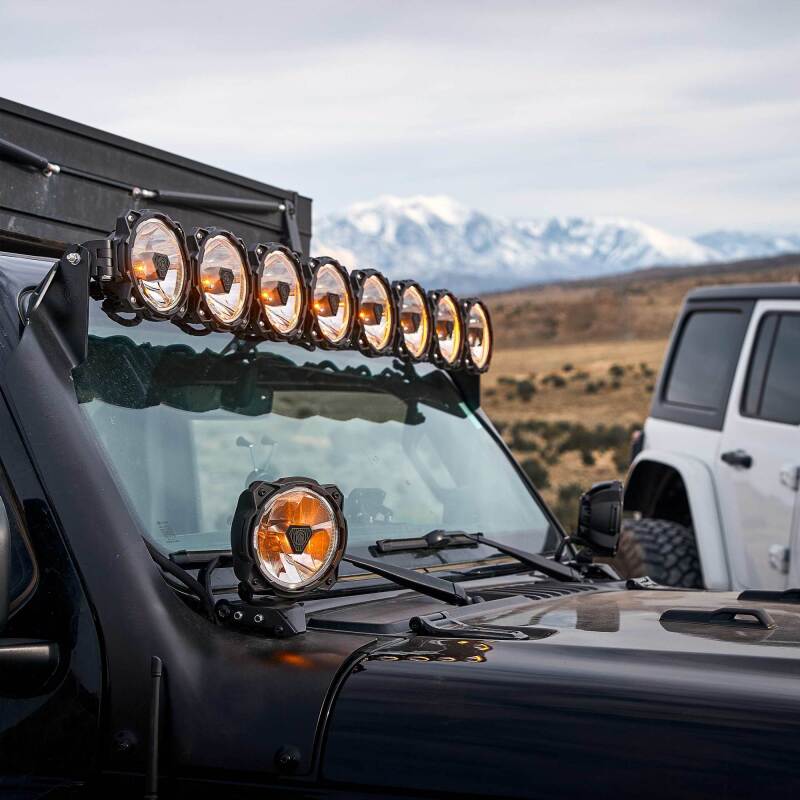 KCL91403-KC HiLiTES Gravity Titan LED 6in. - Pair Pack (Wide-40 Beam)-Light Bars & Cubes-KC HiLiTES