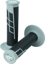 Load image into Gallery viewer, PTR021666-ProTaper Clamp-On 1/2 Waffle Grip - Gray/Black-Grips-ProTaper