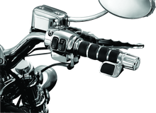 Load image into Gallery viewer, KUR6343-Kuryakyn Premium ISO Grip With Contoured Throttle Boss Throttle-By-Wire Chrome-Grips-Kuryakyn