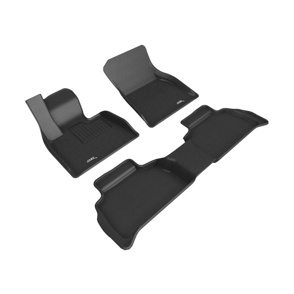 3D Maxpider 20-24 BMW X6 (G06) Kagu Floor Mat- Black R1 R2 - 3D MAXpider ACEL1BM11301509