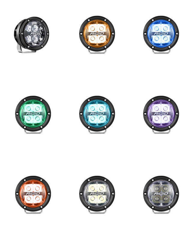 RIG36402-Rigid Industries 360-Series 4in LED Off-Road Spot Beam - RGBW (Pair)-Light Bars & Cubes-Rigid Industries