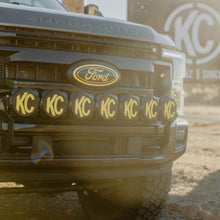 Load image into Gallery viewer, KCL91346-KC HiLiTES 2017+ Ford Super Duty Gravity LED Pro6 7-Light Bar Kit - Front Bumper-Light Bars &amp; Cubes-KC HiLiTES